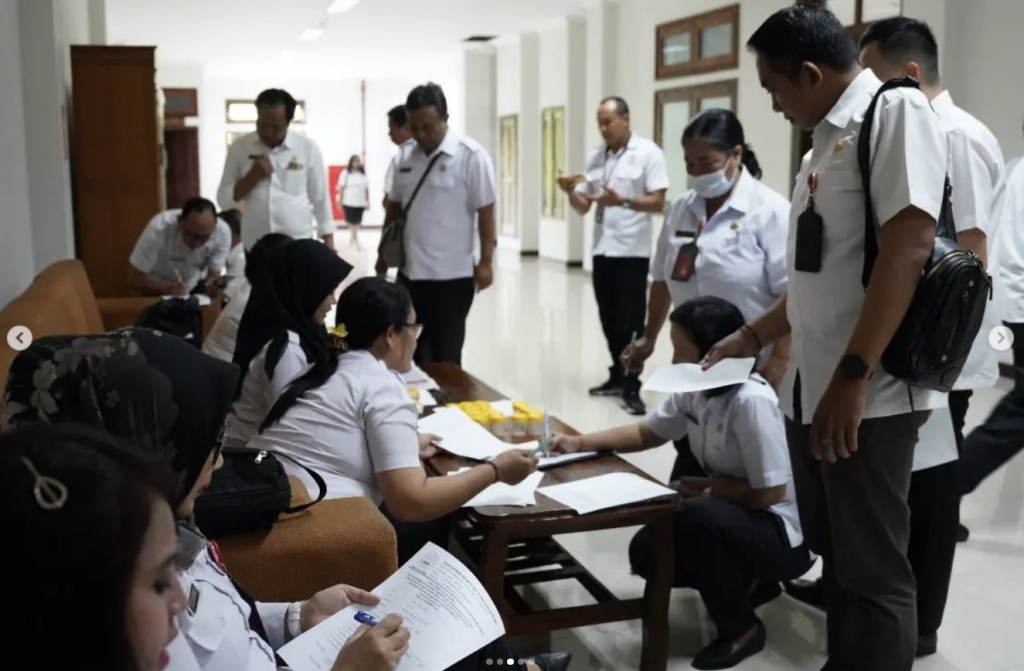 Dalam rangka menciptakan lingkungan kerja yang bersih dan bebas dari segala bentuk penyalahgunaan narkoba